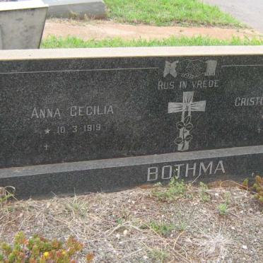 BOTHMA Christoffel Jacobus 1917-1970 &amp; Anna Cecilia 1919-