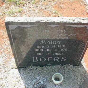 BOERS Maria 1916-1970