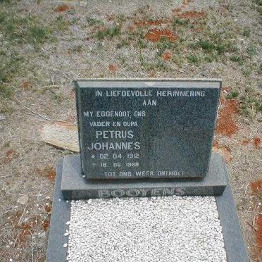BOOYENS Petrus Johannes 1912-1988