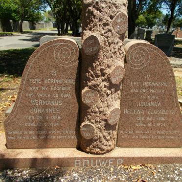 BOUWER Hermanus Johannes 1899-1964 &amp; Johanna Helena Elizabeth 1900-1974