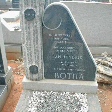 BOTHA Jan Hendrik 1949-1977