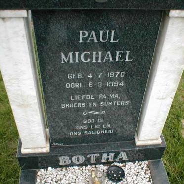 BOTHA Paul Michael 1970-1994