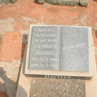BOTHA Stephanus Jacobus 1909-1951