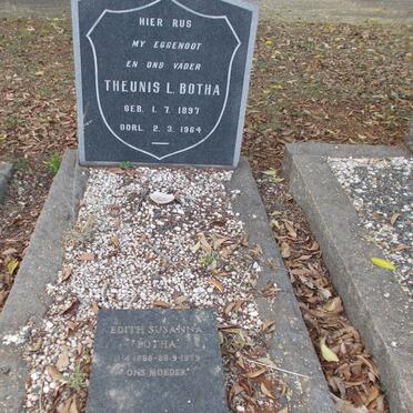 BOTHA Theunis L. 1897-1964 &amp; Edith Susanna 1888-1979