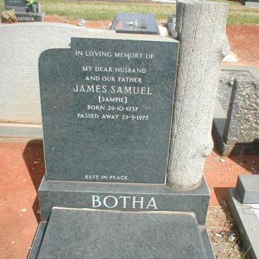 BOTHA James Samuel 1937-1977