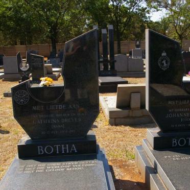 BOTHA Johannes Jacob 1903-1988 &amp; Cathrina DREYER 1923-1993