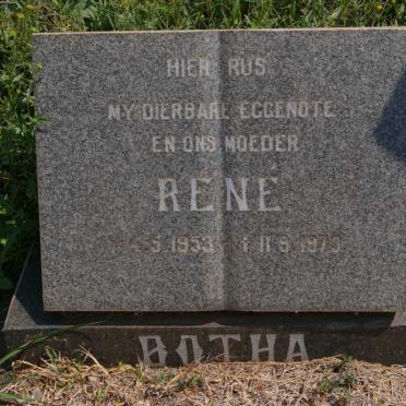 BOTHA René 1953-1973