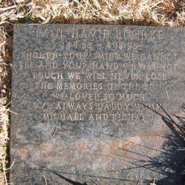 BOURKE Paul David 1983-1995