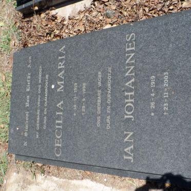 BRONKHORST Jan Johannes 1919-2003 &amp; Cecilia Maria 1919-1998