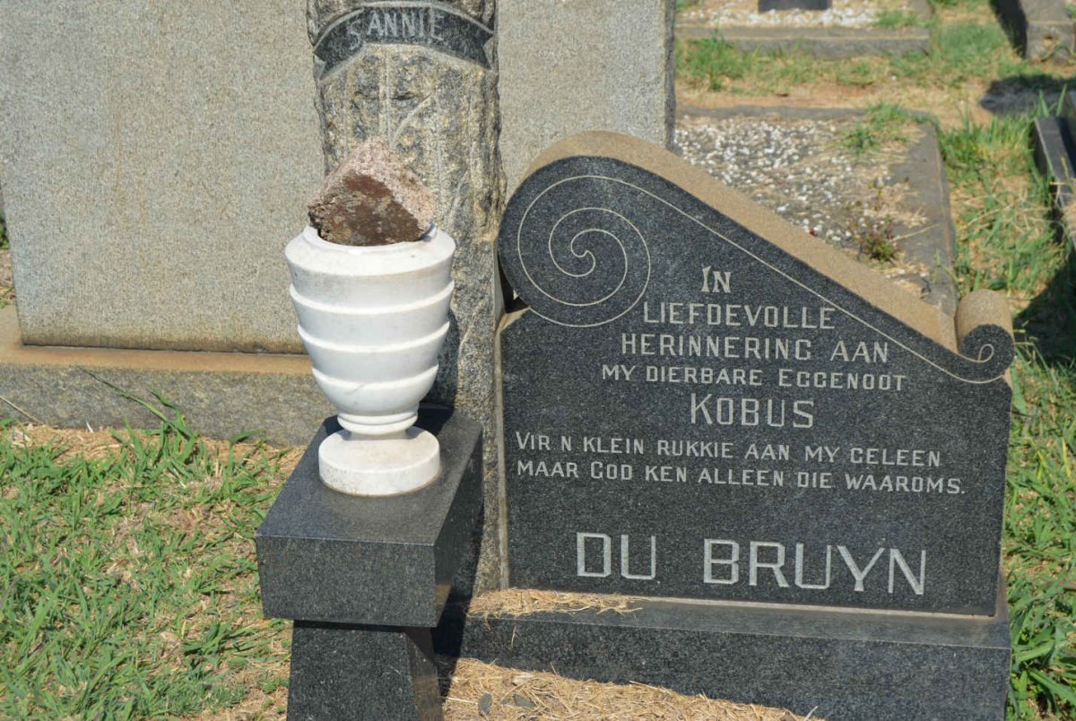 BRUYN Kobus, du