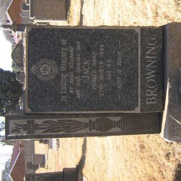 BROWNING Jack -1946 &amp; Alice May -1949