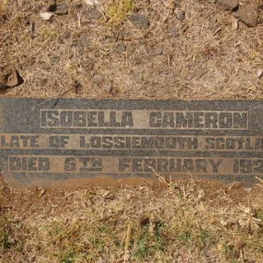 CAMERON Isobella -1926