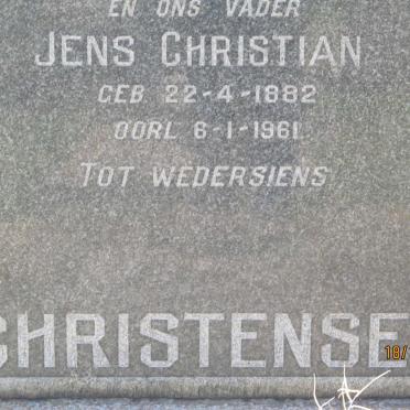 CHRISTENSEN Jens Christian 1882-1961