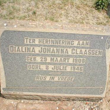 CLAASSEN Dialina Johanna 1908-1946
