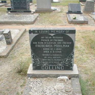 COLLING Frederick Moolman 1904-1968