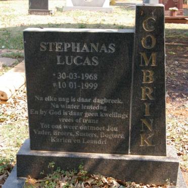 COMBRINK Stephanas Lucas 1968-1999
