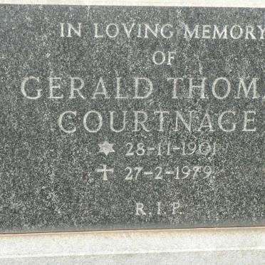 COURTNAGE Gerald Thomas 1901-1979