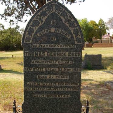 COCK Thomas George  -1923