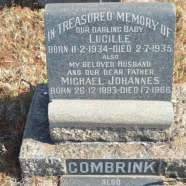 COMBRINK Michael Johannes 1893-1966 &amp; Roma 1903-1991 :: COMBRINK Lucille 1934-1935