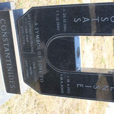 CONSTANTINIDES Costas 1910-1990 &amp; Lensie 1922-2009