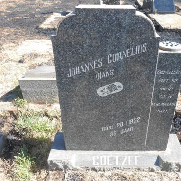 COETZEE Johannes Cornelius -1952