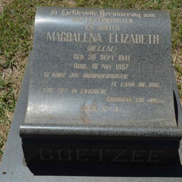COETZEE Magdalena Elizabeth 1941-1957