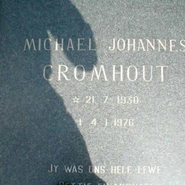 CROMHOUT Michael Johannes 1930-1976