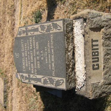 CUBITT Evangeline formerly NAPIER nee DREYER -1936