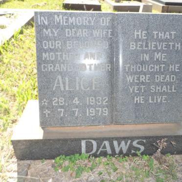 DAWS Alice 1932-1979