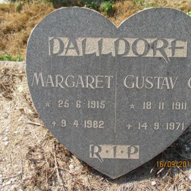 DALLDORF Gustav C. 1911-1971 &amp; Margaret 1915-1982