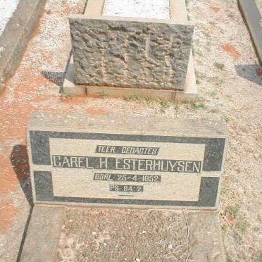 ESTERHUYSEN Carel H.  -1952