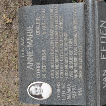 EEDEN Anne-Marie, van 1954-1956