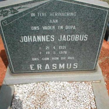 ERASMUS Johannes Jacobus 1921-1976