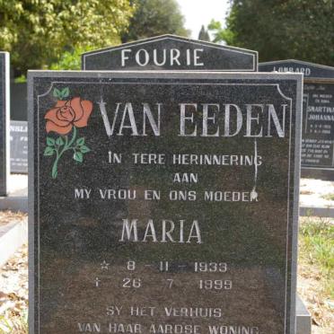 EEDEN Maria, van 1933-1999