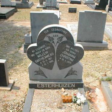 ESTERHUIZEN Willem Bartheameas 1917-1986 &amp; Johanna Christina 1926-