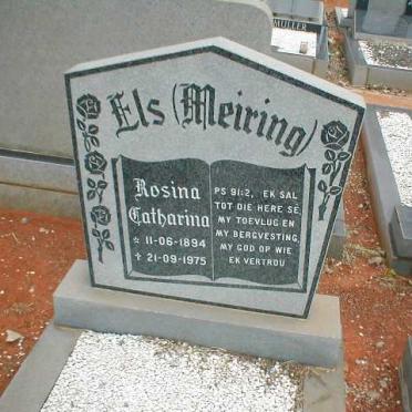 ELS Rosina Catharina nee MEIRING 1894-1975