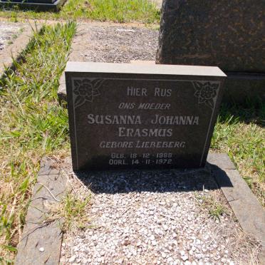 ERASMUS Susanna Johanna nee LIEBENBERG 1888-1972