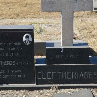 ELEFTHERIADES Eleftherios -1970 :: ELEFTHERIADES Nicolaos -1970