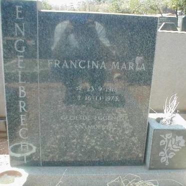 ENGELBRECHT Francina Maria 1918-1973