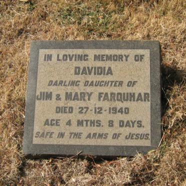 FARQUHAR Davidia 1940-1940
