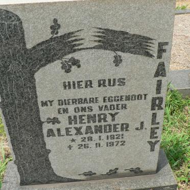 FAIRLEY Henry Alexander J. 1921-1972