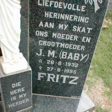 FRITZ J.M. 1932-1995