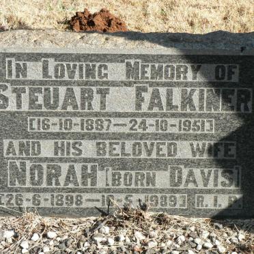 FALKINER Steuart 1887-1951 &amp; Norah DAVIS 1898-1989