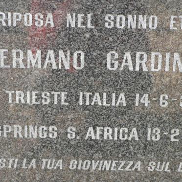 GARDINA Germano 1936-1958