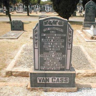 GASS Johan Hendrik, van 1883-1942 &amp; Christina Johanna Petronella MORKEL 1886-1949