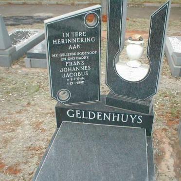 GELDENHUYS Frans Johannes Jacobus 1946-1987