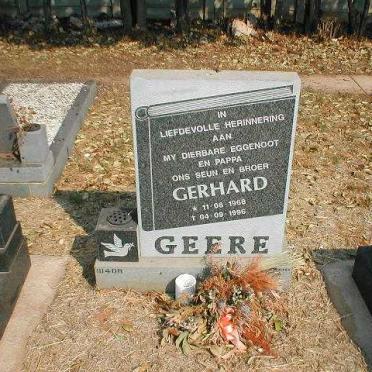 GEERE Gerhard 1968-1996