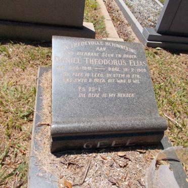 GEEL Daniel Theodorus Elias 1941-1960