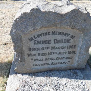 GEDDIE Emmie 1865-1941