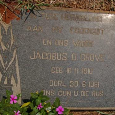 GROVE Jacobus O. 1910-1961